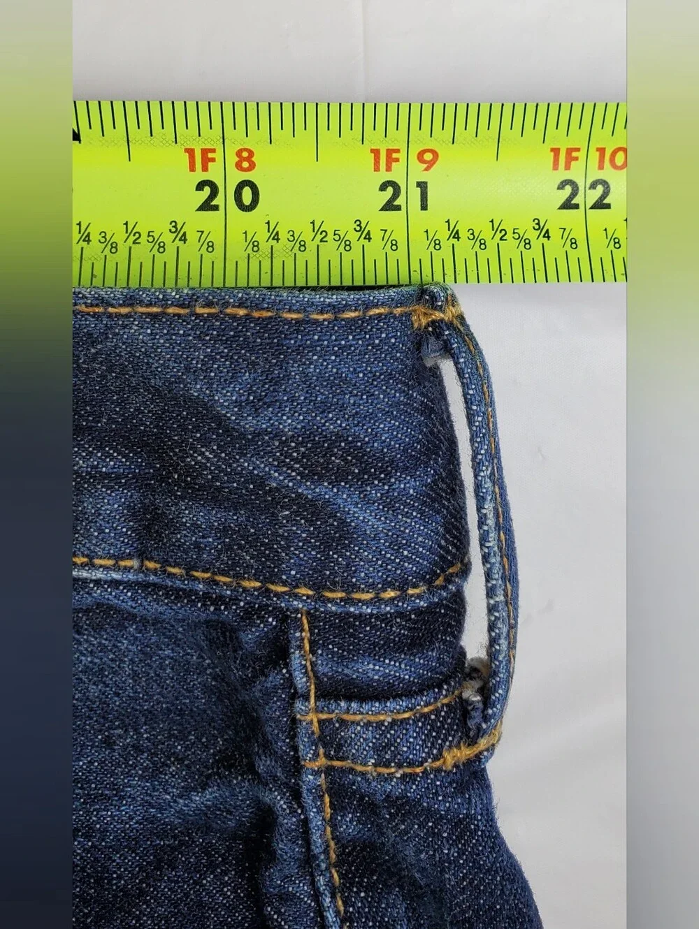 Polo Ralph Lauren Mens Authentic Dungarees Dark Denim Jeans - Size 42 x 32 - EUC